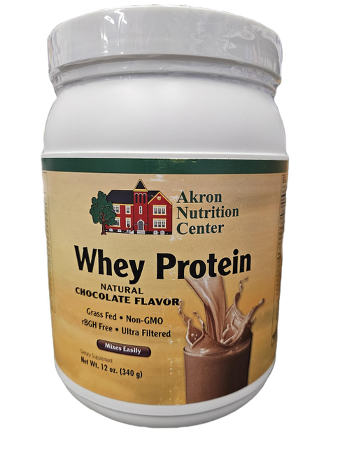Akron Nutrition Center - Whey Protein Powder (Chocolate) - 12 oz