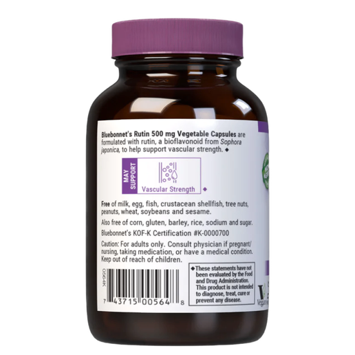 Bluebonnet - Rutin 500 mg - 50 capsules