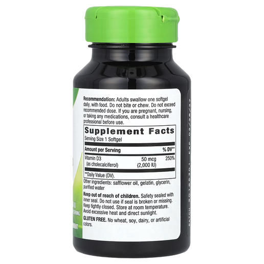 Nature's Way - Vitamin D3 2000 IU - 240 softgels
