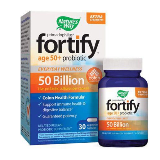 Nature's Way - Fortify 50+ Extra Strength 50 Billion cultures - 30 delayed caps