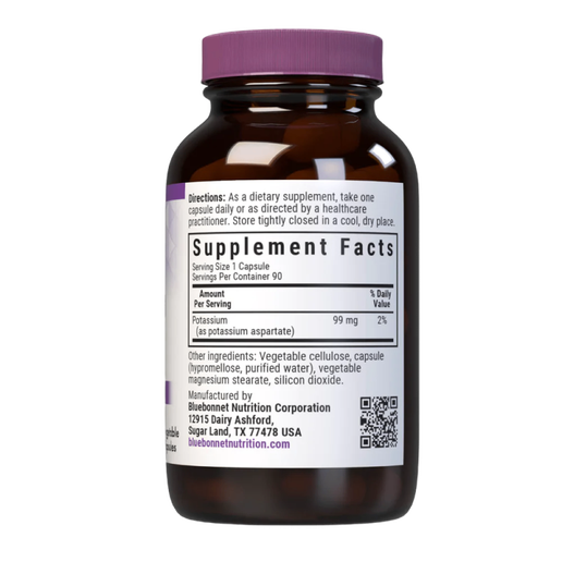 Bluebonnet - Potassium 99 mg - 90 capsules