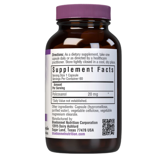 Bluebonnet - Policosanol 20 mg - 60 capsules