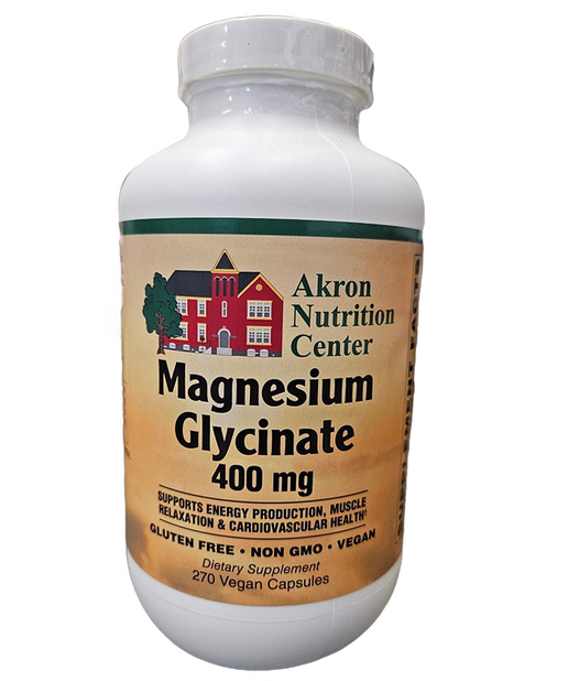 Akron Nutrition Center - Magnesium Glycinate 400mg - 270 Vcaps
