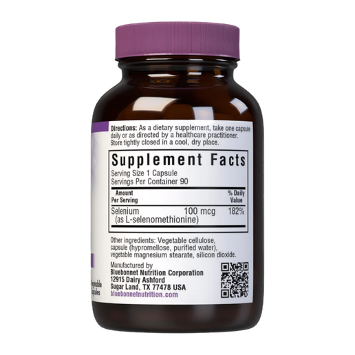 Bluebonnet - Selenium 100 mcg - 90 capsules