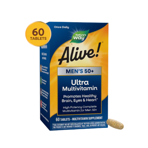 Nature’s Way Alive! - Men’s 50+ Ultra Potency Complete Multivitamin - 60 tablets