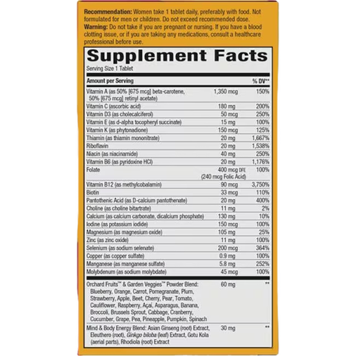 Nature’s Way - Alive! Women’s 50+ Ultra Multivitamin - 60 tablets