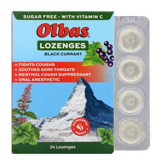 Olbas - Therapeutic Lozenges (Black Currant/Sugar Free)