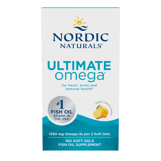 Nordic Naturals - Ultimate Omega (Lemon Flavor) - 180 Soft-gels