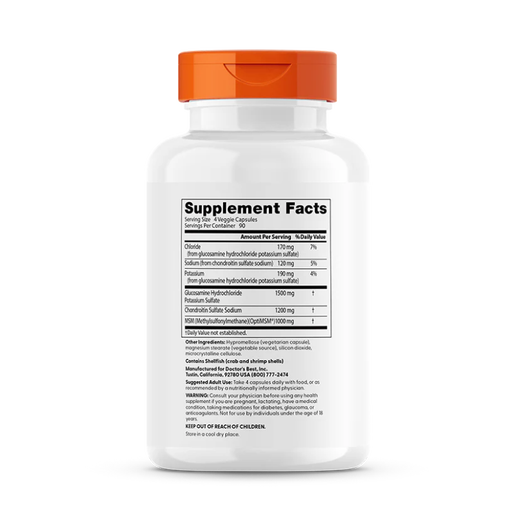Doctor's Best - Glucosamine Chondroitin MSM - 240 capsules