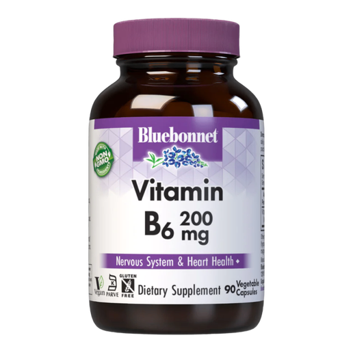 Bluebonnet - Vitamin B-6 200 mg - 90 capsules