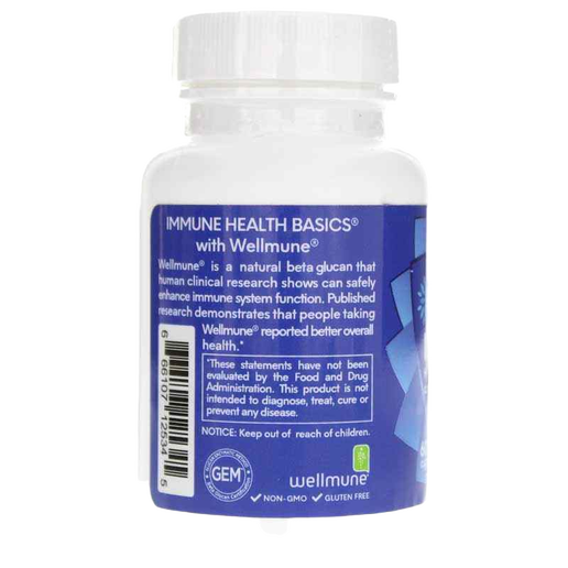 Immune Health Basics - Beta Glutan With Wellmune - 250 mg - 60 Capsules