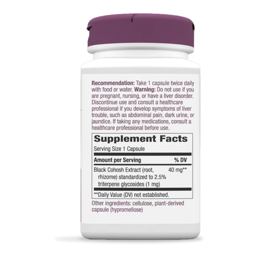 Nature's Way Black Cohosh Extract - 120 Capsules