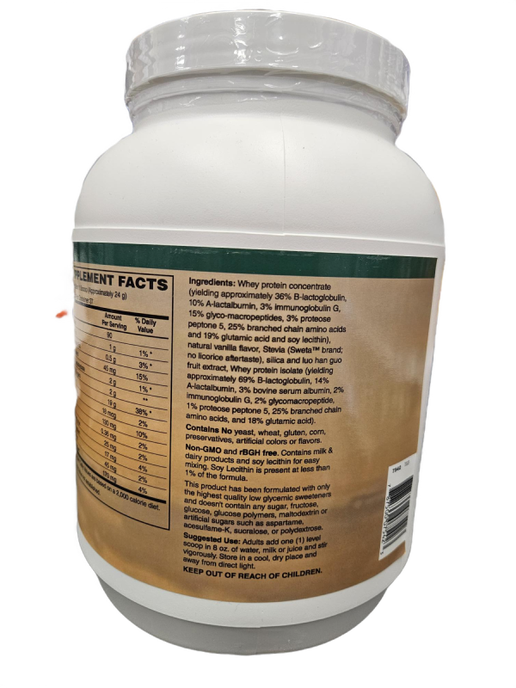 Akron Nutrition Center - Whey Protein Powder (Vanilla) - 32 oz