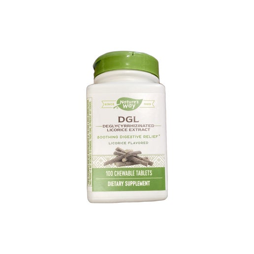 Nature's Way - DGL Chewable tablet - 100 tabs