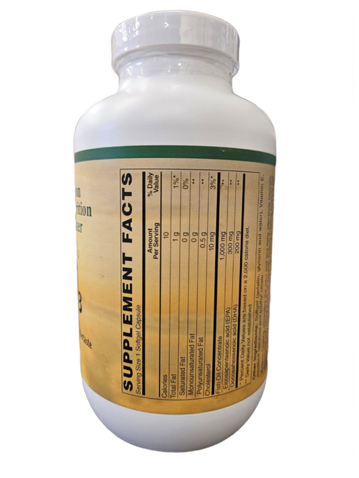 Akron Nutrition Center - Super Omega-3 (Enteric Coated) - 240 Softgels