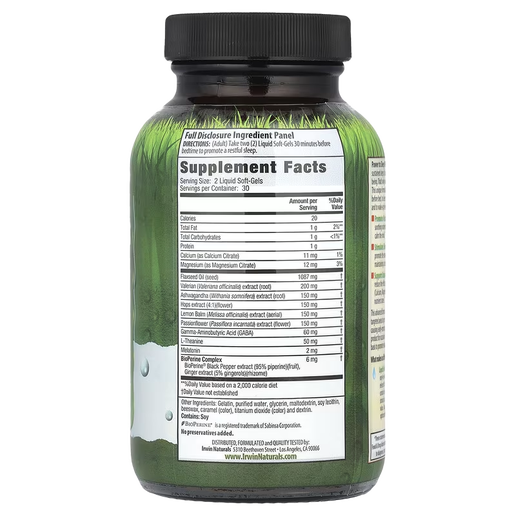 Irwin Naturals - Power to Sleep PM Supplement - 60 liquid soft gels