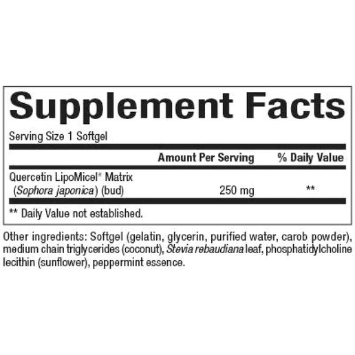 Natural Factors Quercetin LipoMicel Matrix - 30 Softgels