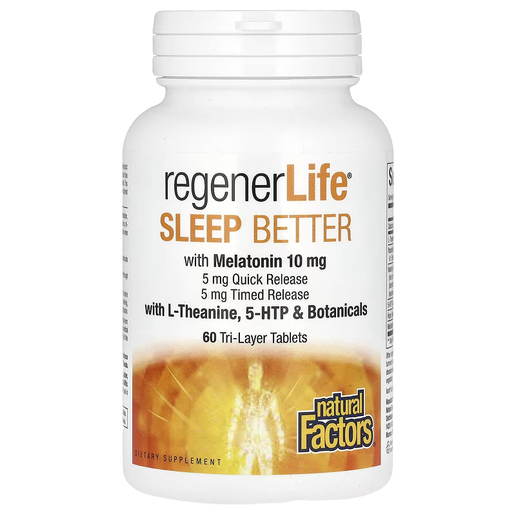 Natural Factors - RegenerLife® Sleep Better - 60 Tablets