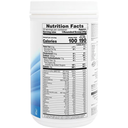 NaturesPlus - Spiru-Tein Protein Powder Meal (Vanilla) - 2.12 lbs