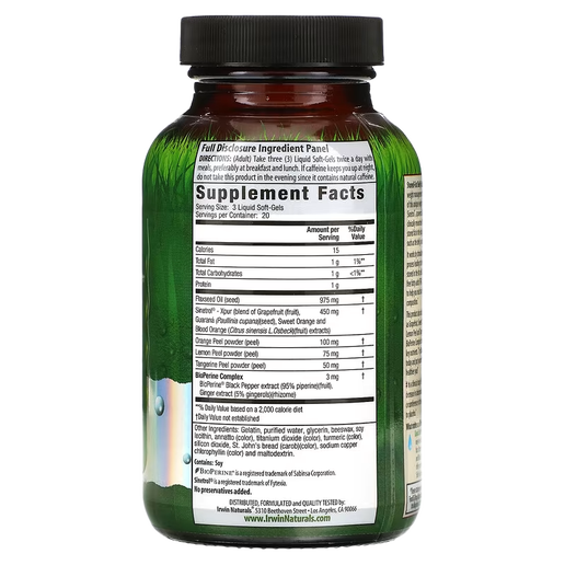 Irwin Naturals - Stored-Fat Belly Burner - 60 Soft-gels