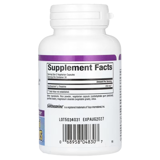 Natural Factors - Stress-Relax Suntheanine L-Theanine 125 mg - 60 caps