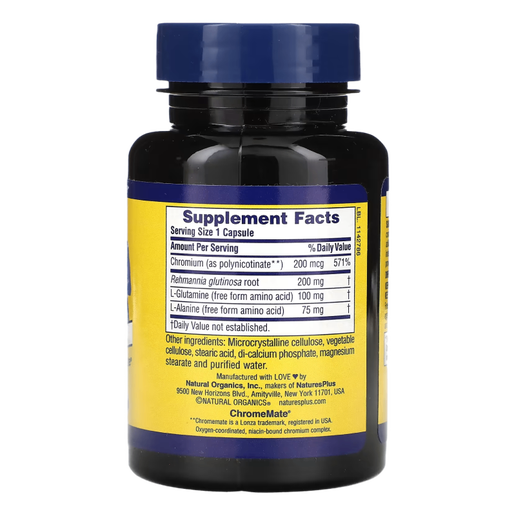 NaturesPlus Sugar Control Dieter's Companion - 60 Vegetarian Capsules