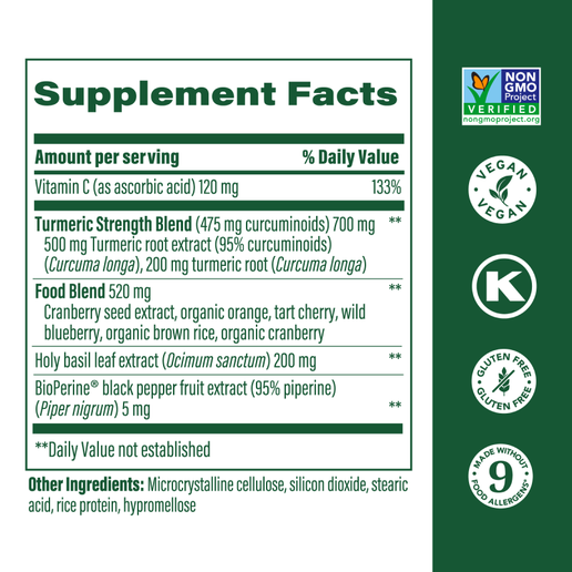 Megafood Whole body Turmeric 90tbs