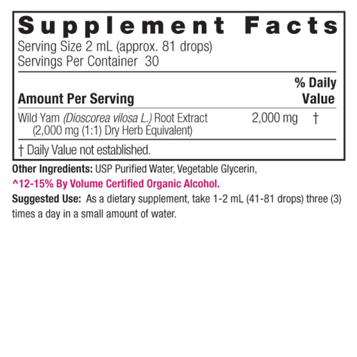 Nature's Answer - Wild Yam Root - 2 fl oz
