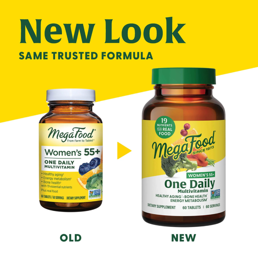 MegaFood - Women's 55+ One Daily Multivitamin - 60 tablets