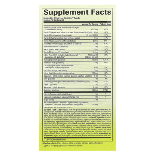 Natural Factors - (Whole Earth & Sea) - Women's Once a day Multivitamin - 60 VCap
