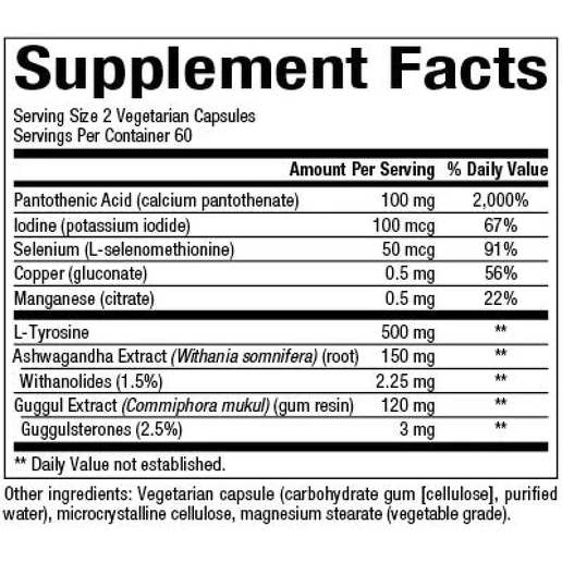 Natural Factors - Womensense Thyrosense - 120 capsules