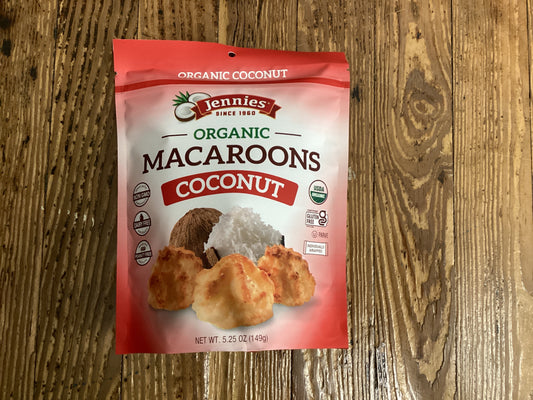 Jennies organic coconut macaroons 5.25oz