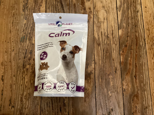 Vital Planet Calm dog treats 45 sft chews