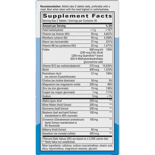 Nature's Way - Blood Sugar Manager Glucose Support - 60 tablets