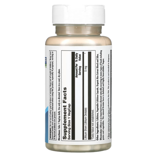Kal - Lithium Orotate 5mg - 60 VCaps