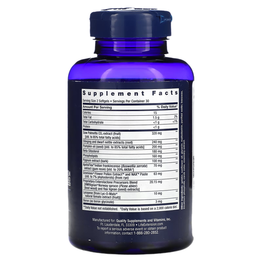 Life Extension - Ultra Prostate Formula - 60 softgels
