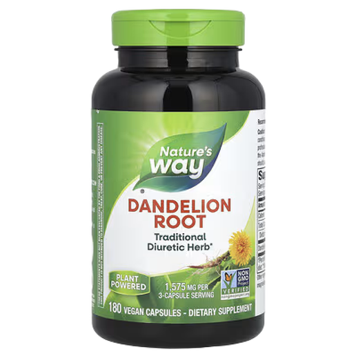 Nature's Way -  Dandelion Root - 180 caps