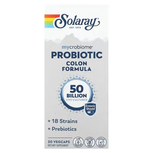 Solaray - Mycrobiome Probiotic Colon Formula - 30 VCaps
