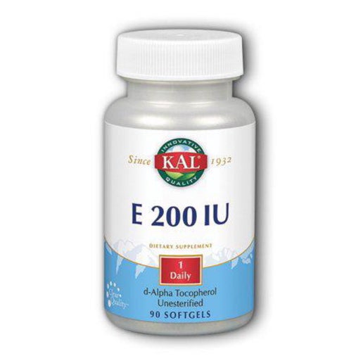 KAL- E-200 D-Alpha Tocopherol 200 IU - 90 Softgels