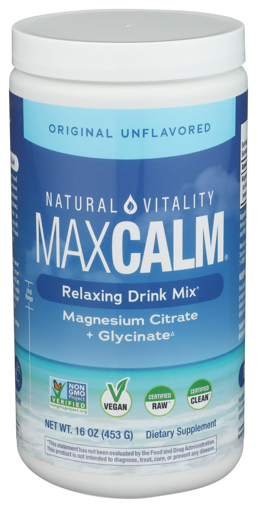 Natural Vitality Calm Magnesium Powder Supplement for Stress Relief