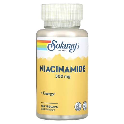 Solaray - Niacinamide w/Aloe Vera - 100 caps