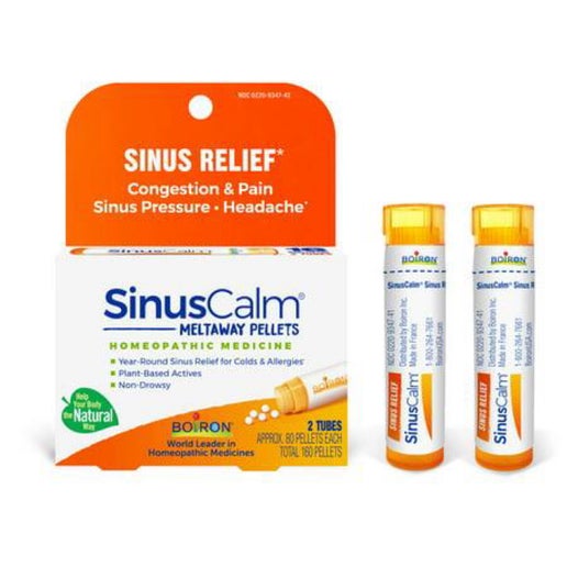 Boiron - SinusCalm Pellets - 2 tubes 80 count