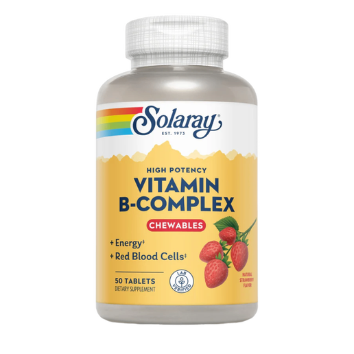 Solaray - Vitamin B-Complex - 50 Chewable Tablets