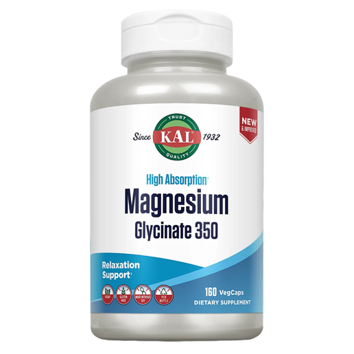 Kal-  Magnesium Glycinate 350 - 160 Capsules