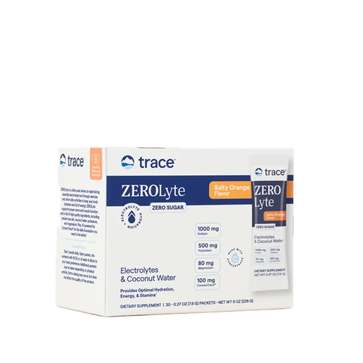 Trace Minerals - ZeroLyte-Electrolyte  (Salty Orange) - 30 Count