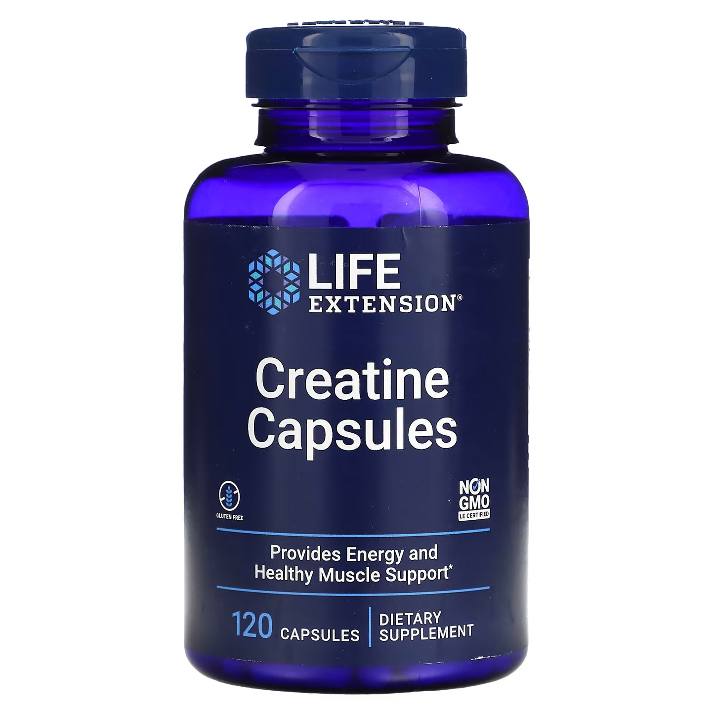Life Extension - Creatine Capsules - 120 Capsules