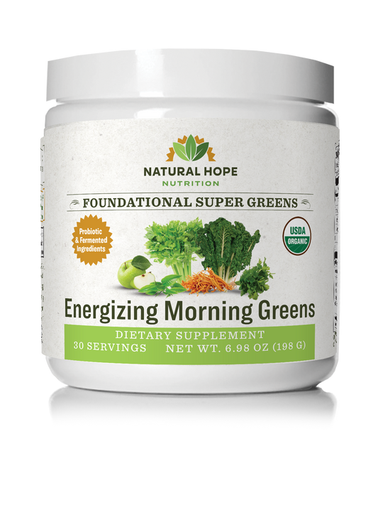 Natural Hope Herbals Organic Morning Greens 30 singles