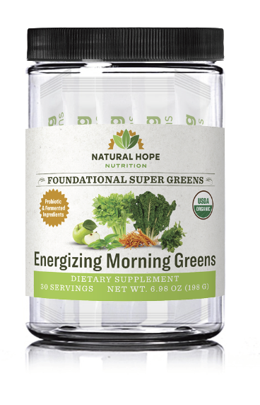 Natural Hope Morning Greens 30 Singles
