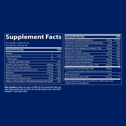 Trace Minerals - Guava/Passion Fruit Power Pak - 30 Count