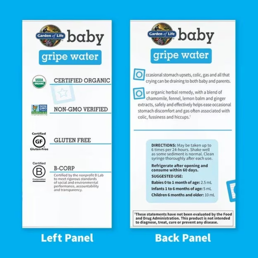 Garden of Life - Baby Gripe Water - 4oz